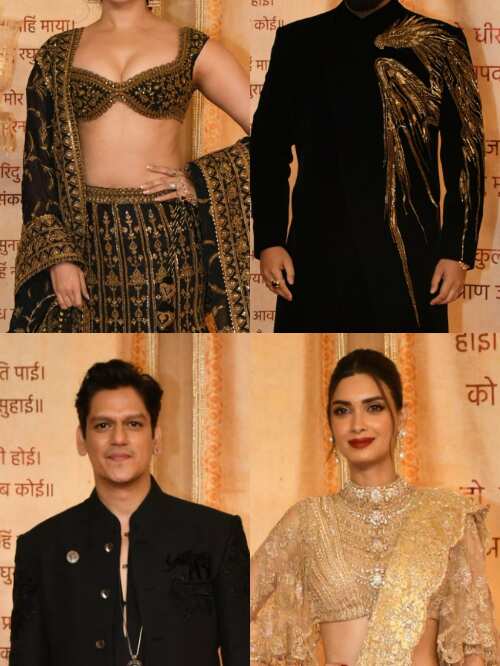 Bollywood celebs at Anant Ambani-Radhika Merchant's reception