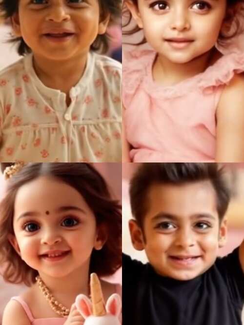 Shah Rukh Khan, Salman Khan, Ranbir Kapoor, Alia Bhatt, Deepika Padukone: AI imagines Bollywood stars as babies