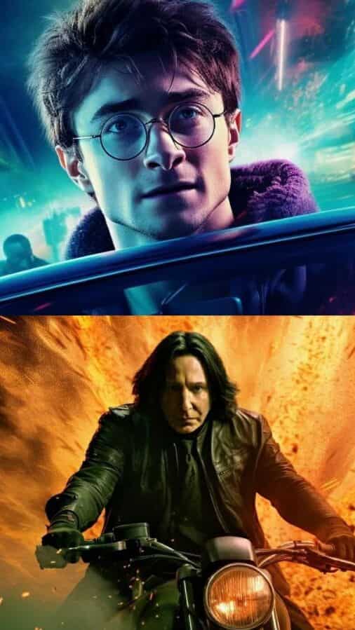 AI imagines crossover of Harry Potter stars with Fast and Furious