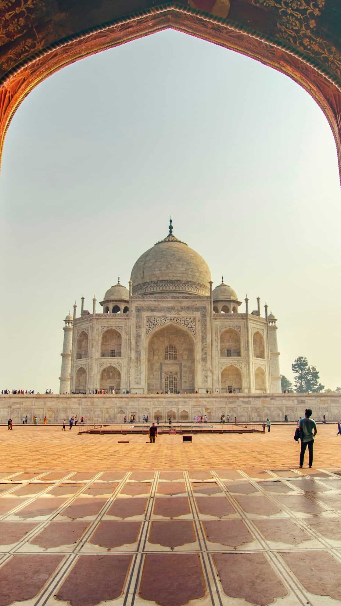 Who owned land Taj Mahal was built on?