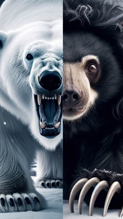 Polar bear vs sloth bear, who is more powerful